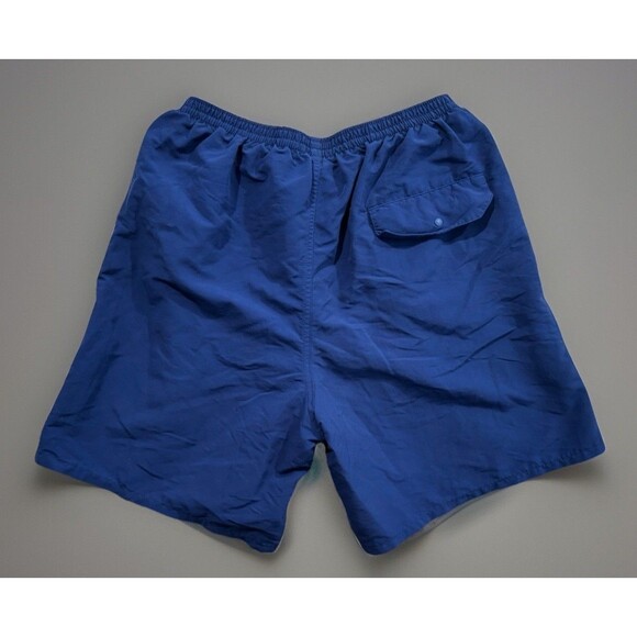 PATAGONIA Mens Baggies Nylon Short Sz S Blue Mesh Lined Active Gym 7” Inseam - Picture 2 of 16
